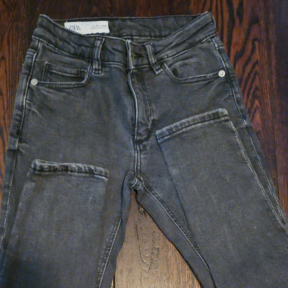 Zara Charcoal Denim Pants